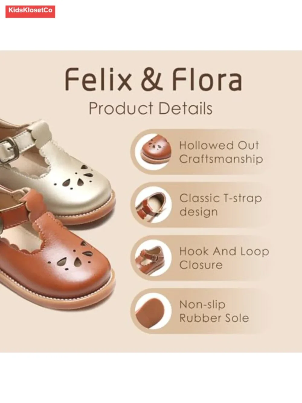 Toddler Girls Mary Jane Dress Shoes | Ballet Flats for Party School